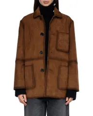 ザディグ エ ヴォルテール レディース アウター ジャケット・ブルゾン スエード Zadig Voltaire Venezia Suede Jacket Cognacのサムネイル