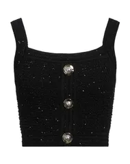 バルマン レディース トップス シャツ BALMAIN Black ブラックのサムネイル