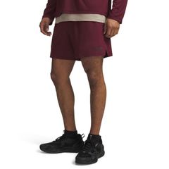 언더 아머 맨즈 하의 캐주얼 팬츠 반바지 니트 Under Armour Mens Vanish Knit 6 Shorts Vintage MaroonUltimate