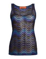 ミッソーニ レディース トップス シャツ タンクトップ MISSONI Midnight Blue ブルーのサムネイル