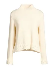 ツインセット レディース アウター ニット・セータートルネック TWINSET Off White オフホワイトのサムネイル