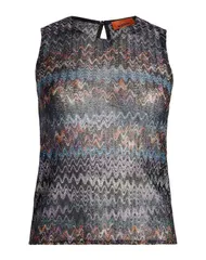 ミッソーニ レディース トップス シャツ タンクトップ MISSONI Black ブラックのサムネイル