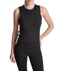 ダナキャラン レディース トップス Tシャツ DKNY Sport by Donna Karan Coordinating Side Stripe Balance Compression Tank Bのサムネイル