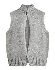 ファビアナ フィリッピ レディース トップス シャツ ニットベスト FABIANA FILIPPI Light Gray グレーのサムネイル