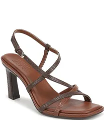 ナチュライザー レディース シューズ サンダル Naturalizer Sanza Embossed Snake Strappy Dressandals Chocolate チョコレートのサムネイル