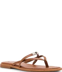 スティーブ マデン レディース シューズ パンプス サンダル レザー Steve Madden Catalina Leather Strappy Sandals Tan タンのサムネイル