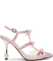 ベッツィジョンソン レディース シューズ パンプス Blue by Betsey Johnson Everr Bow Embellished Pearl Detail Pumps Ivory アイボリのサムネイル