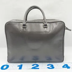 LANVIN COLLECTION ランバンコレクション ビジネスバッグ ブリーフケース ダークブラウン レザー メンズのサムネイル
