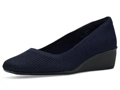 アンクライン レディース シューズ ヒール Anne Klein Wisher Navy Knit ネイビーのサムネイル
