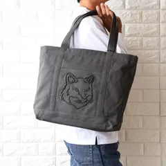 【並行輸入品】メゾンキツネ トートバック L メンズ グレー ショルダーバッグ MAISON KITUSNE' LW05104WW0107 0453 【2026春夏 新作アイテム】のサムネイル