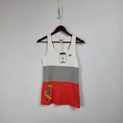 新品) アリーナ 白 グレー ノースリーブカットソー レディース90 0527のサムネイル