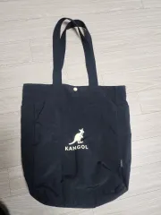 カンゴール ブラック ナイロン トートバッグのサムネイル