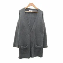 ソニア ソニアリキエル SONIA SONIA RYKIEL ニットカーディガン ロング丈 38 M グレー 無地 Vネック /SY43 ■ECC004のサムネイル
