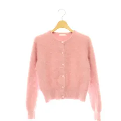 ミルク MILK シャギーカーディガン ニット 長袖 ピンク /HK ■OSのサムネイル
