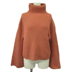 フォクシーニューヨーク FOXEY NEW YORK Petit Gateaux ニット セーター ピンク  オレンジピンク タートルネック 長袖 ベルスリーブ /NP ■GY62のサムネイル