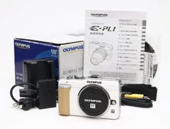 B- (並品) OLYMPUS オリンパス PEN E-PL1 ボディ ホワイト シャッター回数4097 初期不良返品対応 88-31のサムネイル