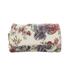 ラルフローレン RALPH LAUREN ポーチ マルチカラー 白 ホワイト 赤 レッド 紫 花柄 ミラー付 ■GY18 /RI ■OSのサムネイル