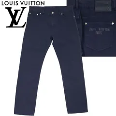 【中古】LOUIS VUITTON/ルイヴィトン LVサークルロゴ カジュアル パンツ RM171 AE3 HBD63W ネイビー サイズ30 イタリア製のサムネイル