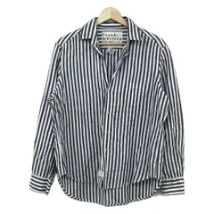 Frank&Eileen(フランク&アイリーン) 長袖シャツ サイズS メンズ美品  白×ネイビー ストライプのサムネイル