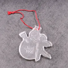 Baccarat バカラ クリスマスツリーオーナメント 1998年 noel スノーマン 雪だるま【いおき質店】のサムネイル