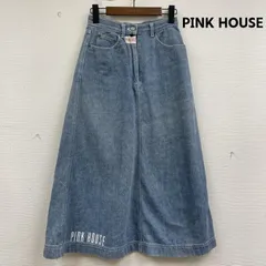 ピンクハウス ロゴ パッチ 刺繍 デニム 台形 ロングスカート p0121f521 レディース 表記無し ISItems【USED】【古着】【中古】50164870のサムネイル