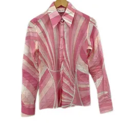 EMILIO PUCCI(PUCCI)(エミリオプッチ) 長袖シャツブラウス サイズF38 レディース - ピンク×ライトピンク×マルチのサムネイル