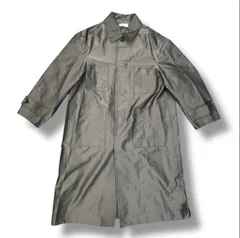 参考上代35,200円 未使用 MAISON SPECIAL Chambray Stain Collar Coat シャンブレーステンカラーコート ロングコート メゾンスペシャル 21232165102 シルバー F （288MG）のサムネイル