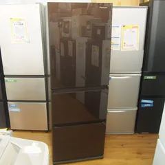 本州限定送料無料！Panasonic パナソニック 335L 3ドア冷蔵庫 自動製氷 2021年製 NR-C342GC-T ダークブラウン エキスパート藤沢辻堂店のサムネイル