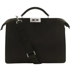 【FENDI】フェンディ ピーカブー アイシーユー ミディアム 2WAYショルダー 7VA529 ナイロン 茶 メンズ ビジネスバッグのサムネイル