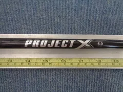 中古シャフト TRUE TEMPER トゥルーテンパー PROJECT X BLACK 6.0 タイトリストスリーブ付き 9999のサムネイル