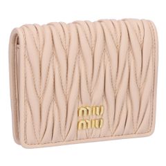 ミュウミュウ MIUMIU 折財布 二つ折り財布 MATELASSE マトラッセ マテラッセ 5MV204 AFPP F0236 CIPRIA コンパクトウォレット マトラッセレザーのサムネイル