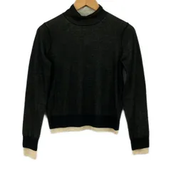 VINCE(ヴィンス) 長袖セーター サイズXS レディース美品  - 黒×ベージュ ハイネックのサムネイル