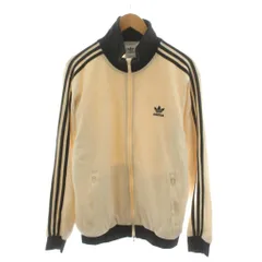 アディダスオリジナルス adidas originals アディカラー ワッフル クラシック トラックトップ トラックジャケット ロゴ 刺繍 2XL アイボリー 黒 ブラック JW0109 /ANのサムネイル