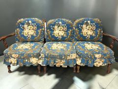 飛騨産業 HIDA 2人掛けソファ ゴブラン織 花柄 ラブソファ 木製クラシック 飛騨産業 HIDA 2人掛けソファ ゴブラン織 花柄 ラブソファ 木製