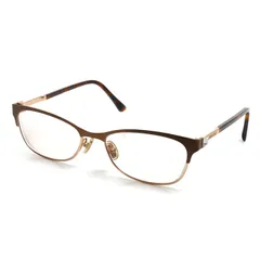 JIMMY CHOO ジミーチュウ JC275 FG4 メガネ ピンクゴールド/マーブル レンズ度入り レディース 52⬜︎16 145 中古のサムネイル