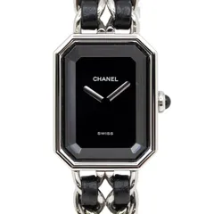 【箱・保証書付き】 シャネル CHANEL プルミエールM H0451 CHANEL Première  クォーツ 腕時計 レディース 黒のサムネイル