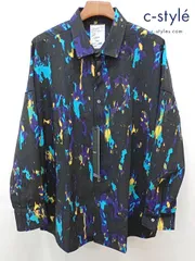 [美品] SHAREEF シャリーフ プリントビッグシャツ 3 マルチカラー 長袖 オーバーサイズ 柄シャツ 総柄 | ★ H784のサムネイル