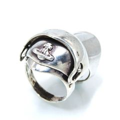 Vivienne Westwood 비비안 웨스트우드 링 KNUCKLEDUSTER RING L사이즈 너클 더스터 JSB 각인 SV925 17호 28013182