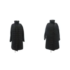 ドゥクラッセ DoCLASSE ダウンコート リバーシブル ロング丈 XL 黒 ブラック 無地 スタンドカラー 長袖 ECF003 /SX ■ECF003のサムネイル