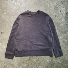 STUDIO NICHOLSON FLEECEBACK JERSEY BLACK GRAPE スタジオニコルソン フリースバック スウェット バックロゴのサムネイル