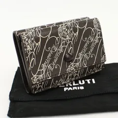 Berluti ベルルッティ アカジュー 三つ折り財布 トワル・マルブフ 三つ折り財布 PVC【中古】 メンズのサムネイル