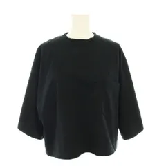 シンゾーン Shinzone クロップドT COROPPED TEE Tシャツ カットソー クルーネック 半袖 F 黒 ブラック 23MMSCU13 /YTのサムネイル
