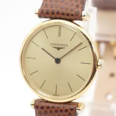 ⭐ロンジン LONGINES ラ グラン クラシック La Grande Classique L4.135.2 レディース クォーツ ゴールドカラー 2針 薄型 ドレスウォッチ 腕時計 新品電池交換済 ヴィンテージ スイス製のサムネイル