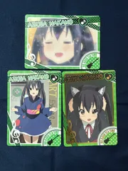 けいおん! 中野梓 No.034 けいおん!放課後リズムタイム 3点まとめ売りのサムネイル