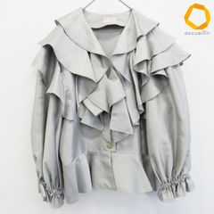 ユキトリイ YUKITORII ヴィンテージ シャツ ブラウス トップス 金釦 フリル レディース [a1029250]