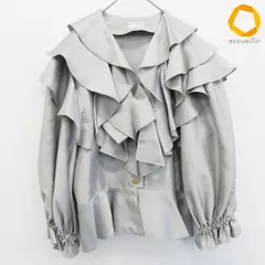 ユキトリイ YUKITORII ヴィンテージ シャツ ブラウス トップス 金釦 フリル レディース [a1029250]のサムネイル