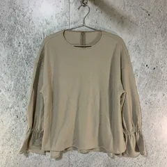 7-IDconcept. セブンアイディコンセプト ニット 長袖 トップス ベージュ Fサイズ 〇□のサムネイル