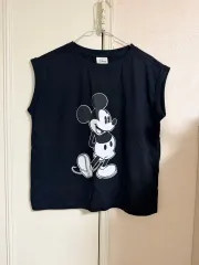 ミッキーマウス ノースリーブ Tシャツ (新品)のサムネイル