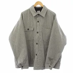 ポストオーバーオールズ  POST O'ALLS DESCENDANT CRA90 HICKORY STRIPE JACKET ヒッコリーストライプジャケット ステンカラージャケット 中綿 XL 紺 白 252P00S-JKM01 /KHのサムネイル