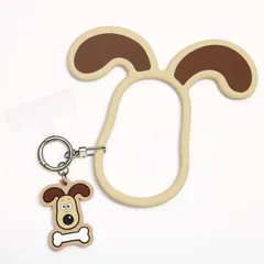 [グランサンク] ウォレスとグルミット マルチリングプラス シリコンブレスレット スマホ落下防止 ハンドストラップ レディース キャラクターチャーム付き 【グルミット】のサムネイル